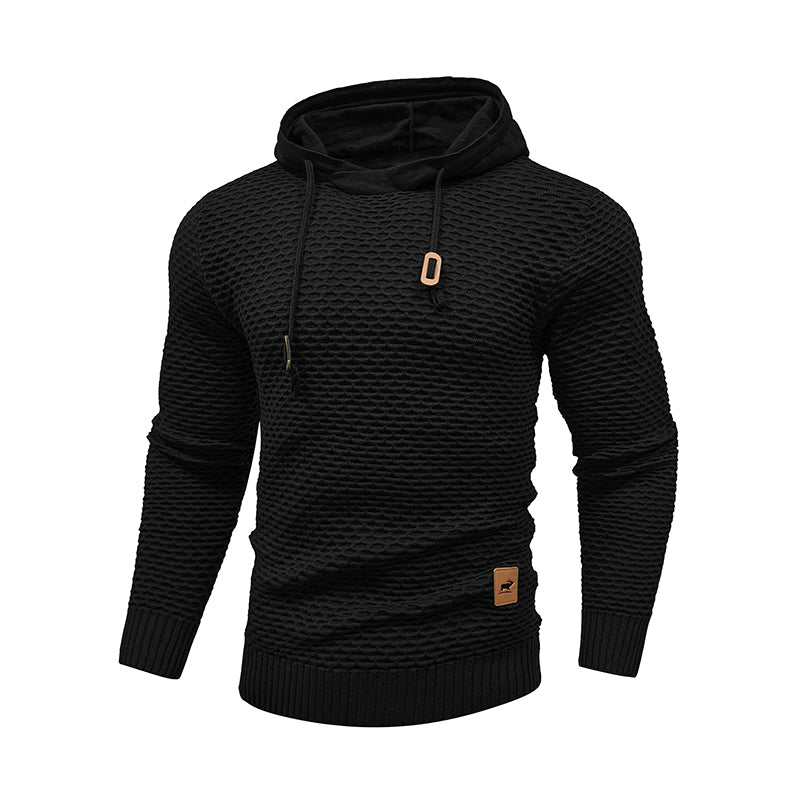 New Style 3D Pattern Outdoor Sports Men Solid Color Casual Hoodies Men dealsniper-net