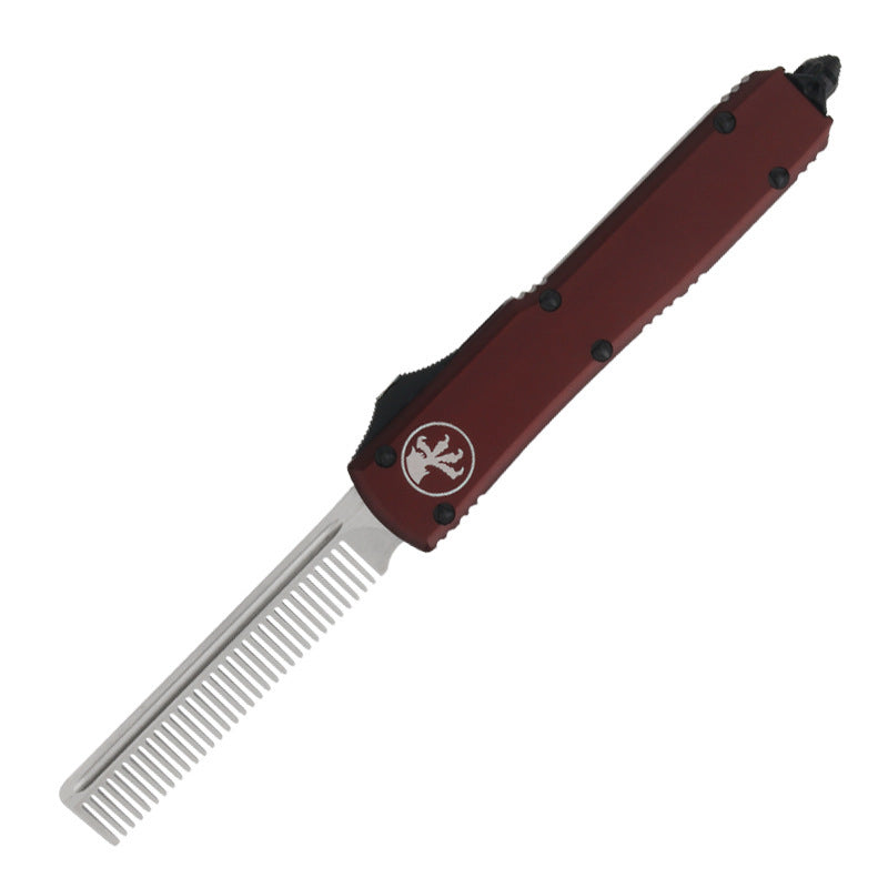 Microtechnology UT85 Items Of EDC Straight Comb Accessories With Injured Teeth Men DealSniper.net Jujube Red