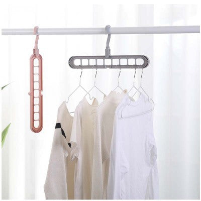 9-hole Clothes Hanger Organizer Space Saving Hanger