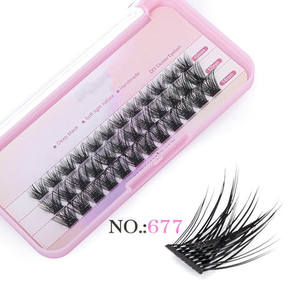 Fashion Personality Self Grafting Section Eyelashes Beauty dealsniper-net 677Style 0.07C