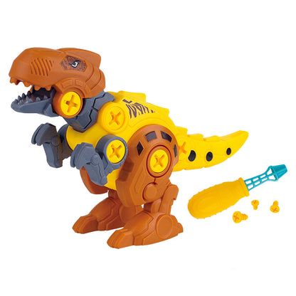 DIY Disassembly Assembly Dinosaur Toy Set Screw Nut Combination Assembling Dinosaur Model