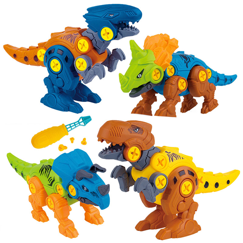 DIY Disassembly Assembly Dinosaur Toy Set Screw Nut Combination Assembling Dinosaur Model