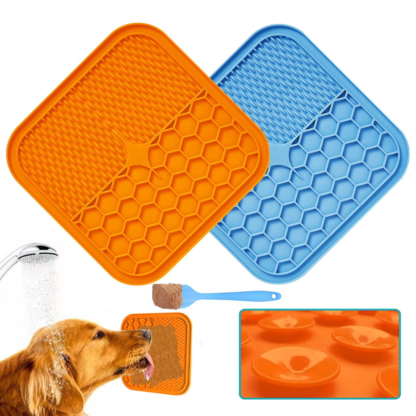 Suction Cup Licking Pad Anti-Choking Slow Food Basin Pets dealsniper-net