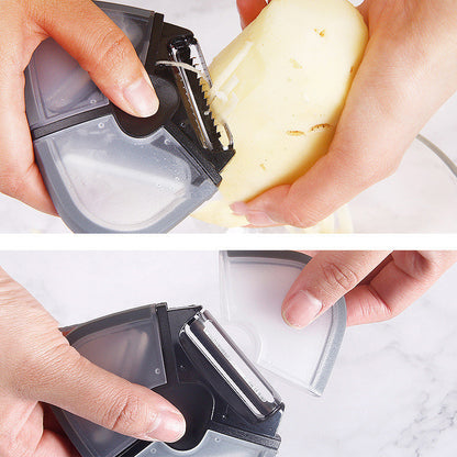 New Multifunctional Three-in-one Vegetable Stainless Steel Grater Kitchen DealSniper.net