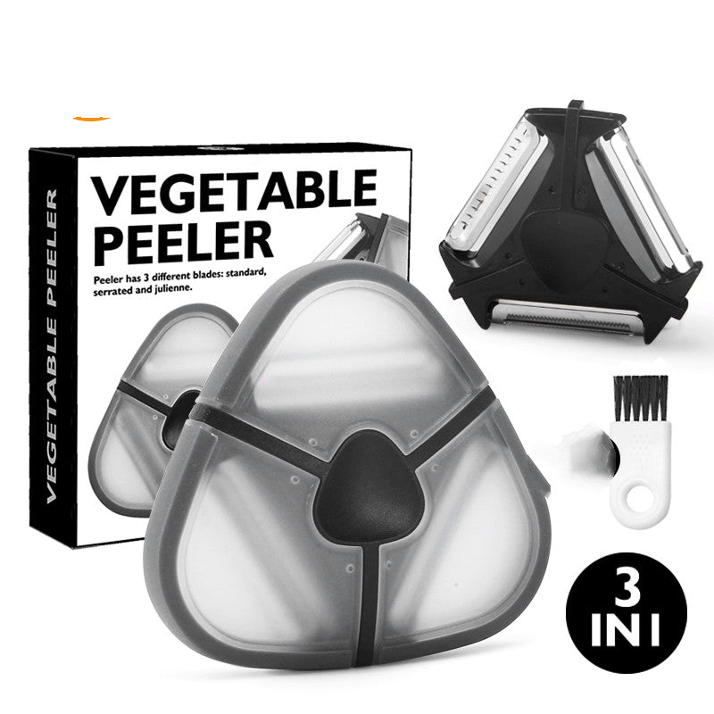 New Multifunctional Three-in-one Vegetable Stainless Steel Grater Kitchen DealSniper.net