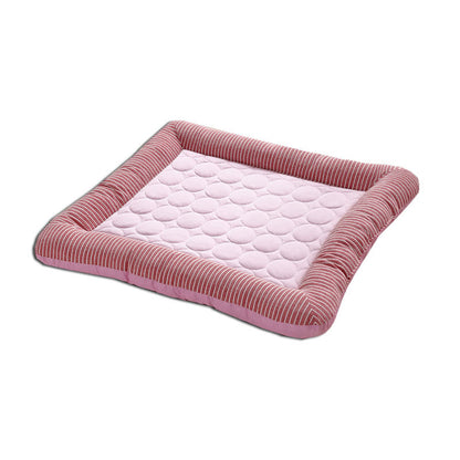 Pet Cooling Pad Bed For Dogs Cats Puppy Kitten Cool Mat Pets DealSniper.net Red L