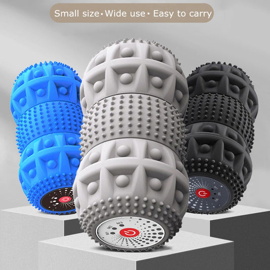 Electric Deep Tissue Foam Roller Vibrating Sports Recovery Peaunt Massage Ball Sports dealsniper-net