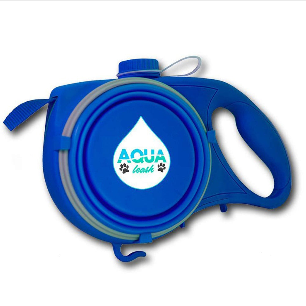 Multifunctional Pet Leash Automatic Retractable Leash Pets DealSniper.net Blue With logo