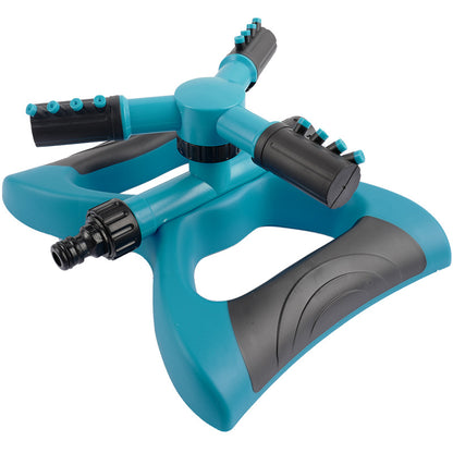 360 Degree Automatic Garden Sprinklers Watering Grass Lawn Rotary Nozzle Garden dealsniper-net Blue
