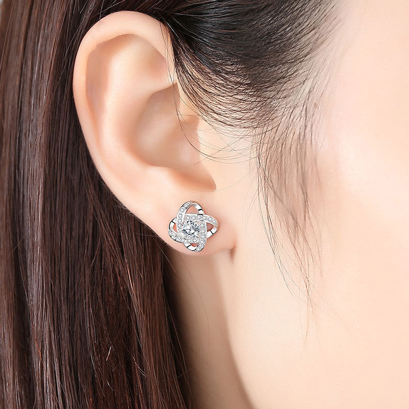 925 Sterling Silver Necklace For Women Forever Heart AAA Zircon Mosaic Necklaces & Pendants Gift Kitchen DealSniper.net