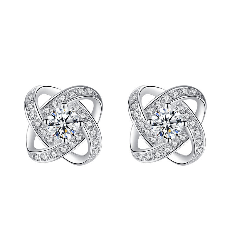 925 Sterling Silver Necklace For Women Forever Heart AAA Zircon Mosaic Necklaces & Pendants Gift Kitchen DealSniper.net