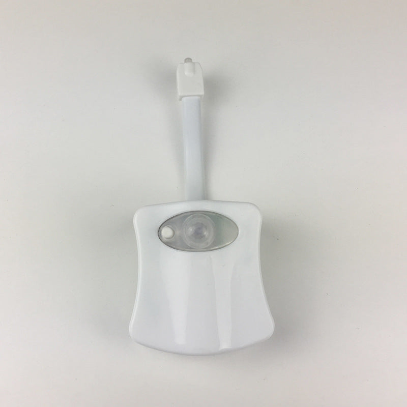 16 Colors LED Creative Hanging Human Toilet Sensor Toilet Cover Lamp Home Decor Gym From House 8color lights White 3PCS