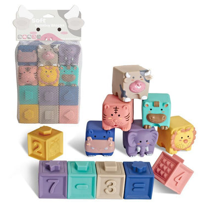 Soft Plastic Building Blocks For Infants And Young Children Kids Gym From House Purple B