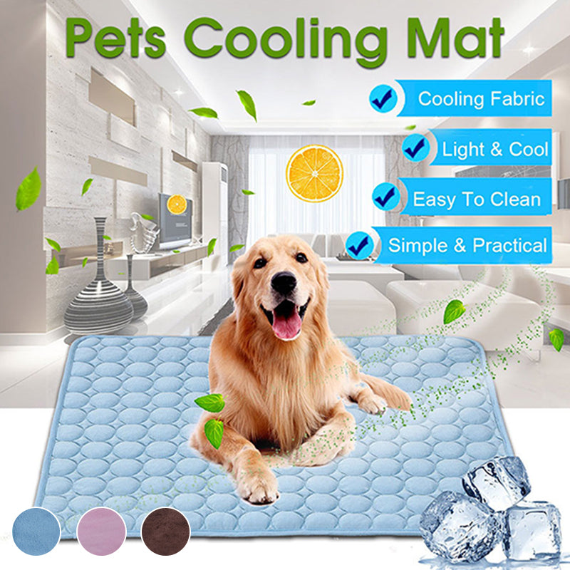 Summer Cooling Mats Blanket Ice Bed Pet Dog For Dogs Cats Pets dealsniper-net