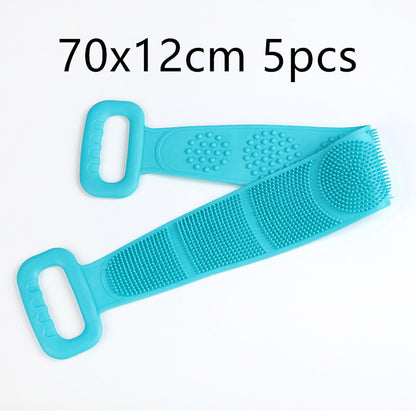 Double-sided silicone rubbing towel for men and women Beauty Gym From House Green5pcs 70x12cm