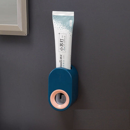 Automatically Squeeze Toothpaste Without Punching In Bathroom And Toilet Kitchen DealSniper.net Blue 11x4x7cm