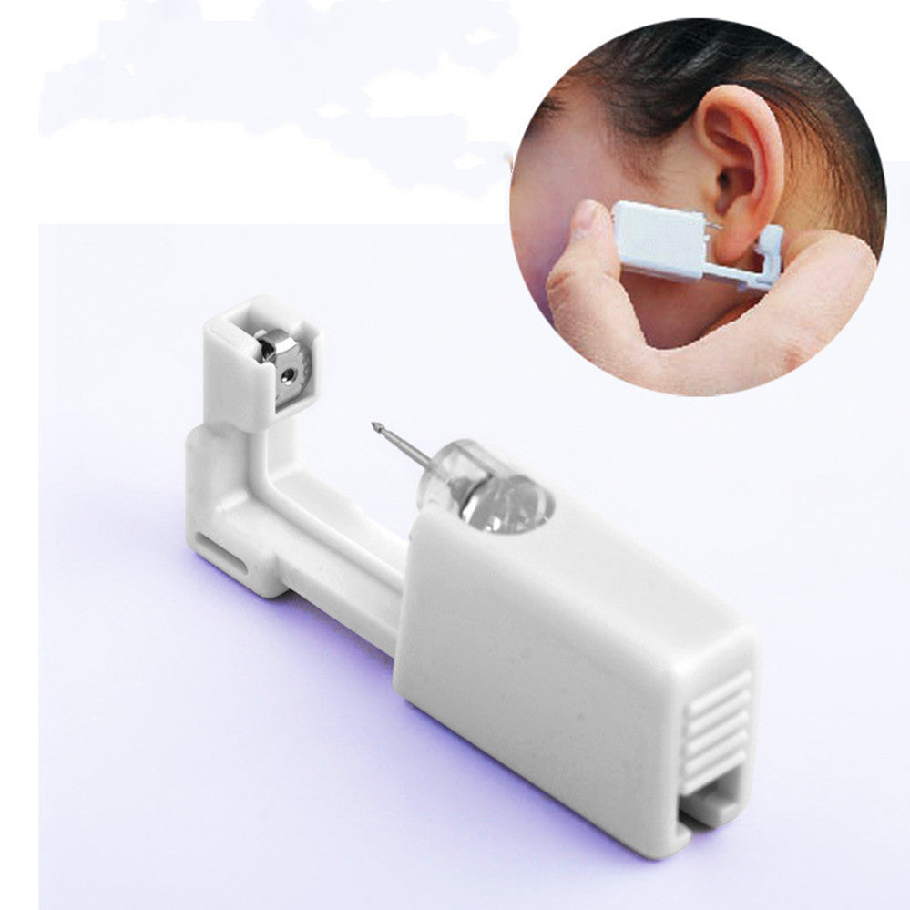 Second Generation Ear Piercing Tool Ear Nail Gun Painless Ear Piercing Beauty dealsniper-net White