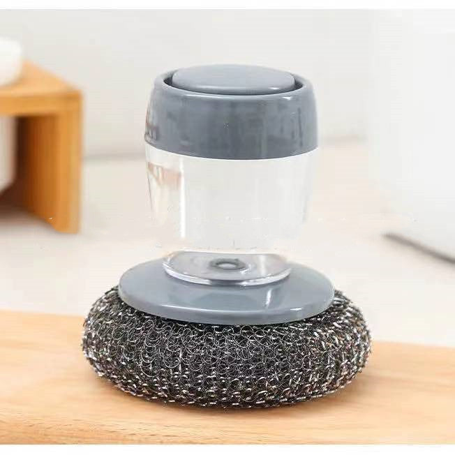 Kitchen Soap Dispensing Palm Brush Cleaner Kitchen DealSniper.net A