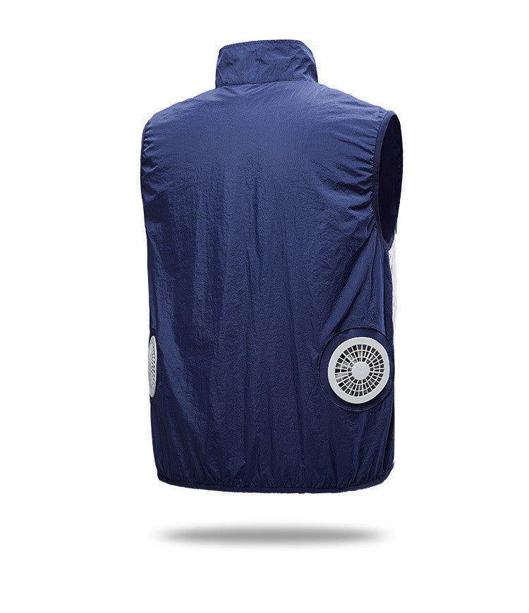 Summer Cooling Air Conditioning Clothing With Fan Clothing USB Charging Men dealsniper-net