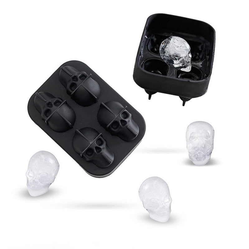 Creative Halloween Personality 3D Silicone Skull Deals DealSniper.net