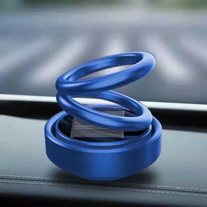 Solar Auto Rotation Car Air Freshener Perfume Seat Vehicle dealsniper-net Blue