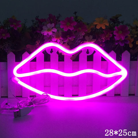 LED Neon Sign Night Light INS Decoration Home Decor dealsniper-net J