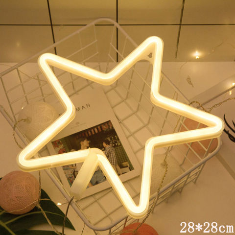 LED Neon Sign Night Light INS Decoration Home Decor dealsniper-net L
