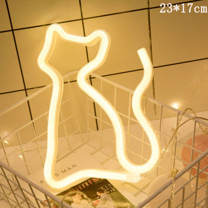 LED Neon Sign Night Light INS Decoration Home Decor dealsniper-net N