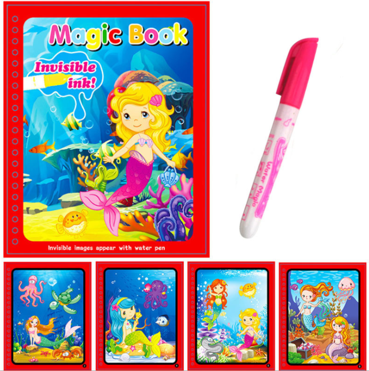 Children's Creative Magic Water Painting Book Kids dealsniper-net