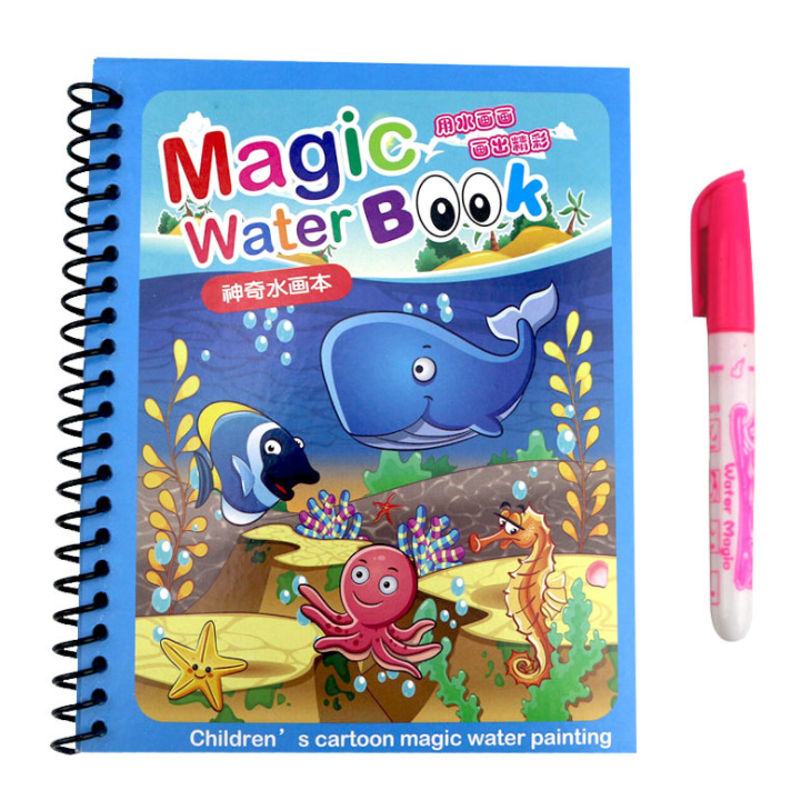 Children's Creative Magic Water Painting Book Kids dealsniper-net