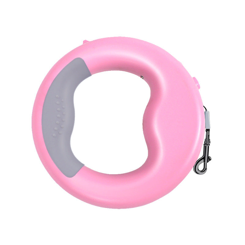 Pet Leash Retractable Cute Dog Pets Gym From House Pink