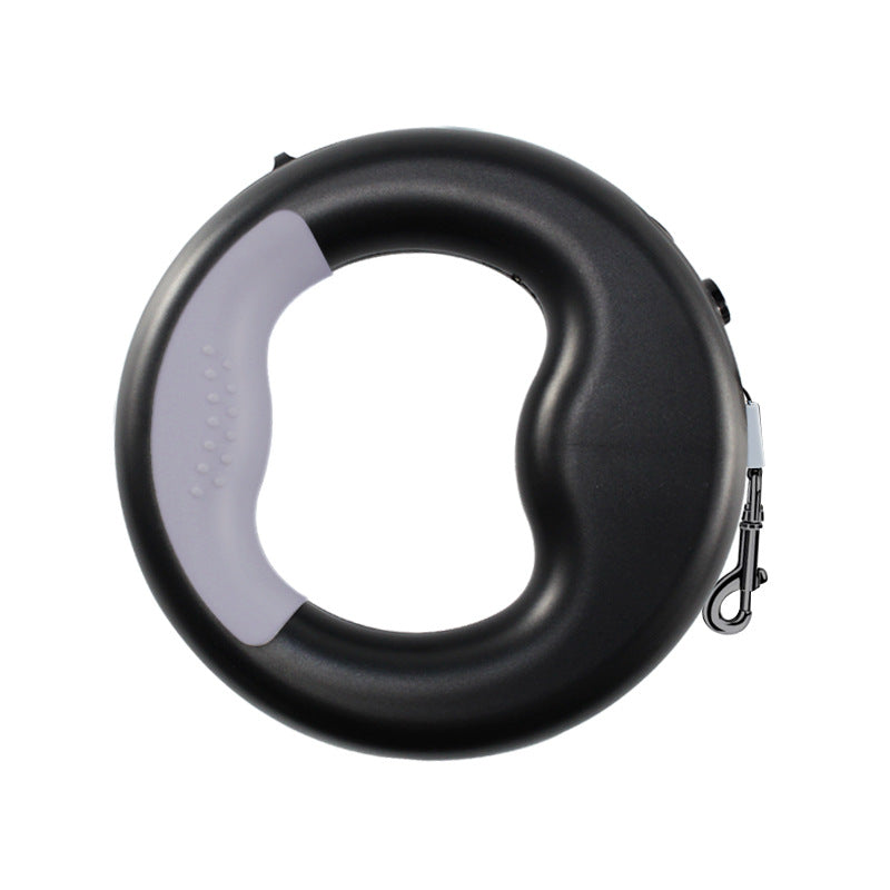 Pet Leash Retractable Cute Dog Pets Gym From House black