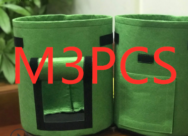 Breathable Potato Tomato Vegetable Plant Growth Bag Garden dealsniper-net Green3PCS Medium