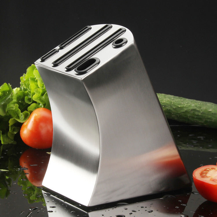 Multifunctional Stainless Steel Kitchen Knife Holder Kitchen dealsniper-net