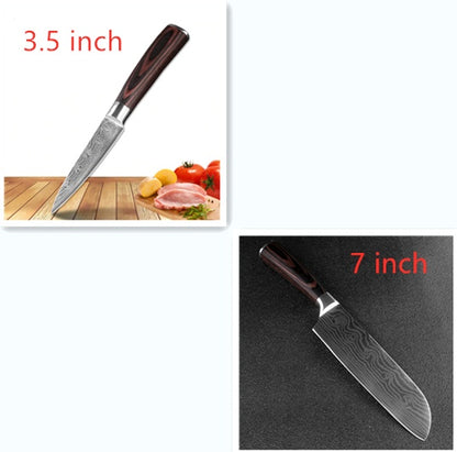 Carpenter's Special Set 6-piece Set 8-piece Set Knife Kitchen dealsniper-net 3.5 inch + 7inch