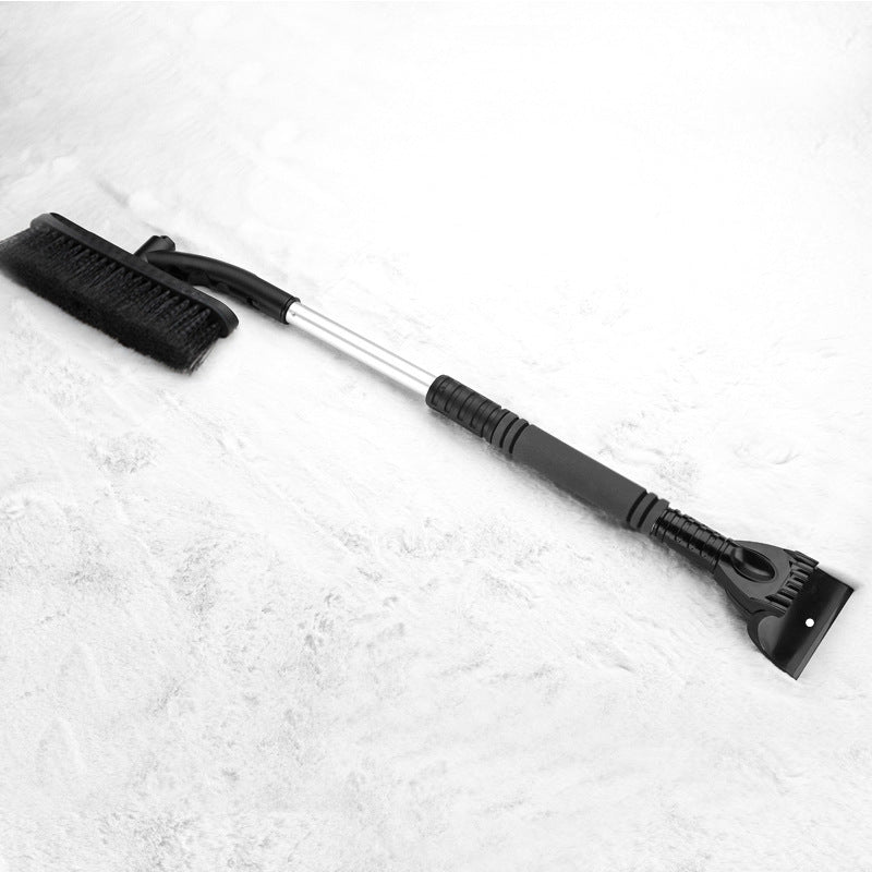 Car Cleaning Brush Ice Scraper Detachable Snow Shovel Brush Dust Vehicle dealsniper-net black