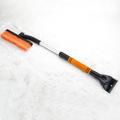 Car Cleaning Brush Ice Scraper Detachable Snow Shovel Brush Dust Vehicle dealsniper-net Orange