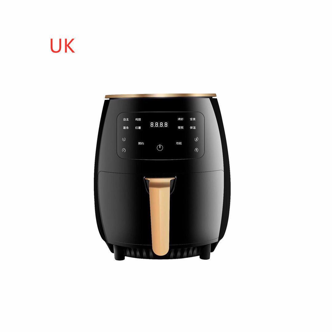 220V Smart Air Fryer without Oil Home Cooking Kitchen dealsniper-net Black UK