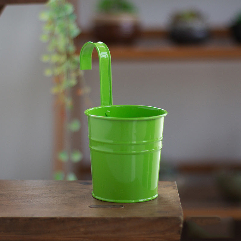 Hanging Flower Pots Garden Pots and Planters Hanger Outdoor Garden dealsniper-net Green