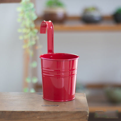 Hanging Flower Pots Garden Pots and Planters Hanger Outdoor Garden dealsniper-net Red