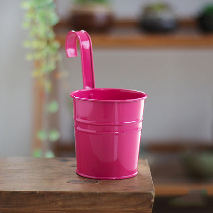 Hanging Flower Pots Garden Pots and Planters Hanger Outdoor Garden dealsniper-net Rose Red