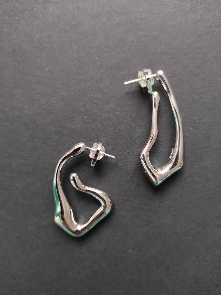 Venom Earrings 925 Silver Simple Ins New Earrings Trend Retro Jewelry dealsniper-net