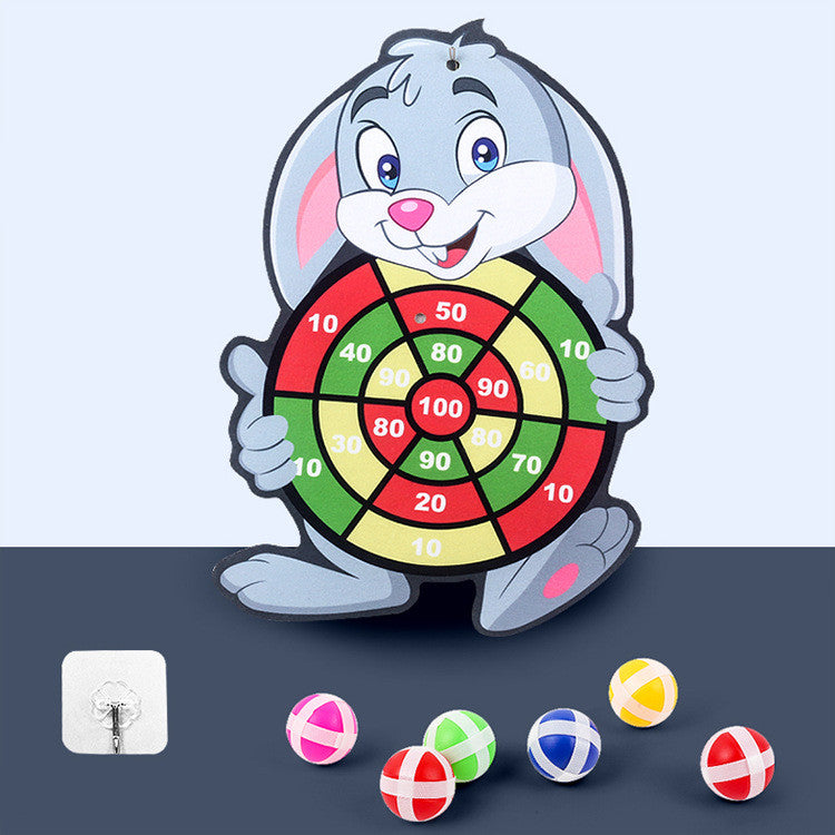 Spot Wholesale Children's Sticky Ball Dart Board Cartoon Fun Dart Board Plus Velvet A Variety Of Creative Cartoon Kids DealSniper.net C4