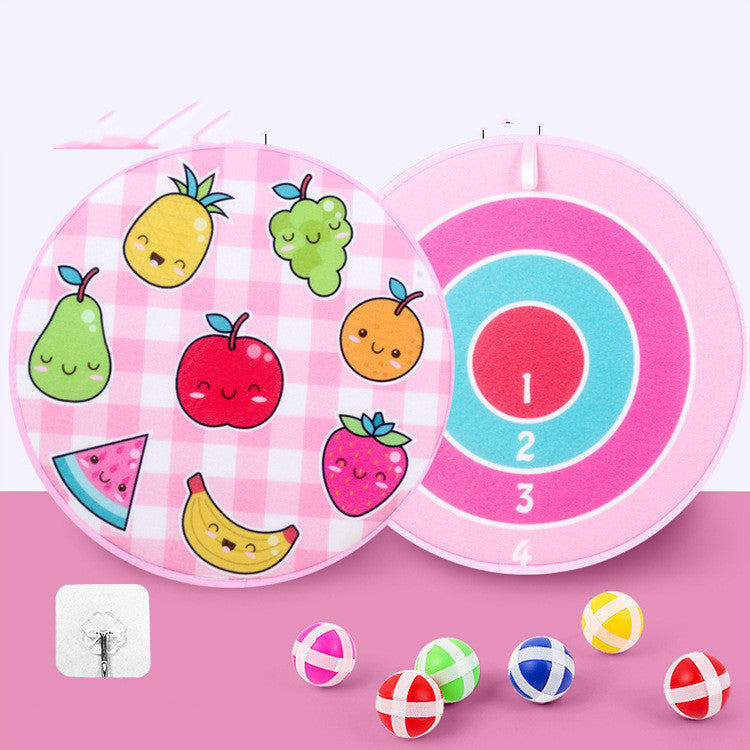Spot Wholesale Children's Sticky Ball Dart Board Cartoon Fun Dart Board Plus Velvet A Variety Of Creative Cartoon Kids DealSniper.net c10