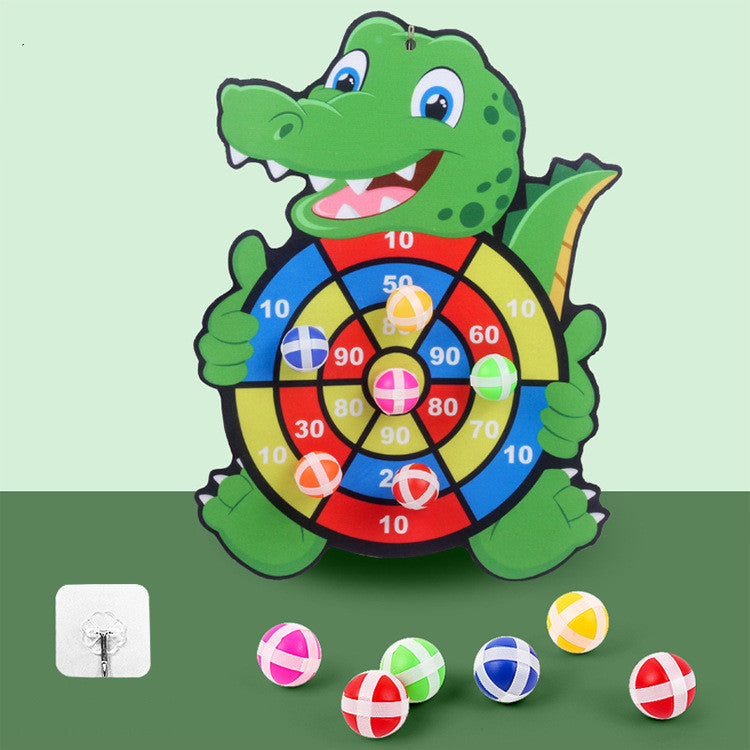 Spot Wholesale Children's Sticky Ball Dart Board Cartoon Fun Dart Board Plus Velvet A Variety Of Creative Cartoon Kids DealSniper.net C3