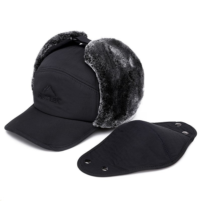 Warm Cotton-Padded Hats For The Elderly wind Men dealsniper-net