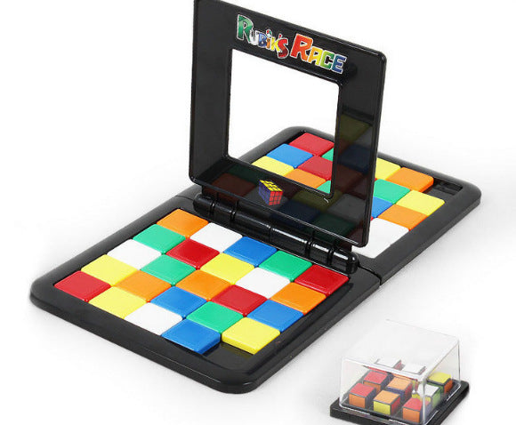 Color Battle Square Race Game Parent-Child Square Desktop Kids Puzzles