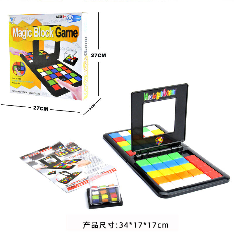 Color Battle Square Race Game Parent-Child Square Desktop Kids Puzzles