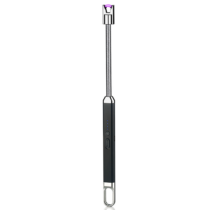 Aluminum-Zinc Alloy USB Windproof Lighter Gadgets DealSniper.net Black USB