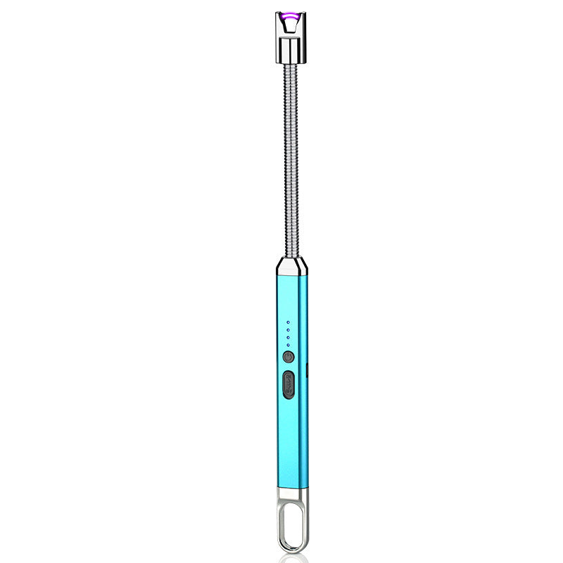 Aluminum-Zinc Alloy USB Windproof Lighter Gadgets DealSniper.net Blue USB